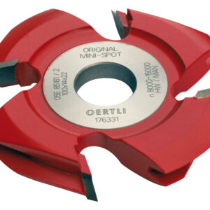 Minispot fresa para tamaño 22, HW (metal duro), Ø100x14xØ22 mm, Z4