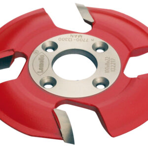 Minispot fresa para tamaño 2, HW (metal duro), Ø100x8xØ22 mm, NL 4, Z4, para engalletadora