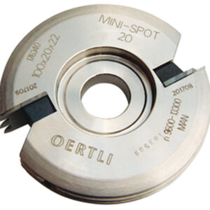 Minispot fresa cuchilla perfiladoras, t 20, HW, Ø100x20xØ22 mm, Z2
