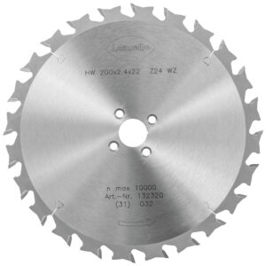 Tanga Delta sierra, HW (metal duro), Ø200x2.4xØ22 mm, Z24, NL 4
