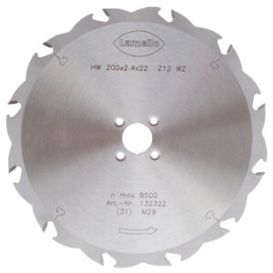 Tanga Delta sierra, HW (metal duro), Ø200x2.4xØ22 mm, Z12, NL 4
