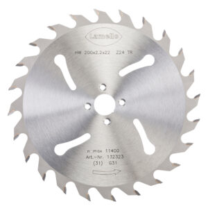 Tanga Delta sierra, HW (metal duro), Ø200x2.4xØ22 mm, Z24, NL 4