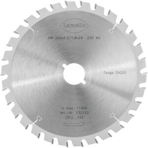 Tanga Delta sierra, HW (metal duro), Ø200x2.2xØ29 mm, Z30, sistema de sujeción rápida