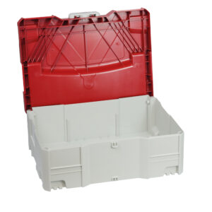 Systainer II T-loc, gris luminoso, rojo chimenea