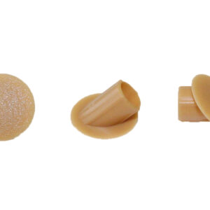 Clamex tapones 45°, 100 unidades, RAL 1011 beige pardo, haya