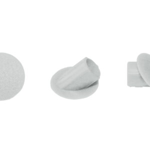 Clamex tapones 45°, 100 unidades, RAL 7035 gris luminoso