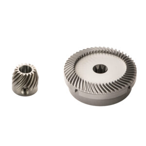 L44E,L44EZ Piñón y corona dentada espiral, incl. tornillo prisionero